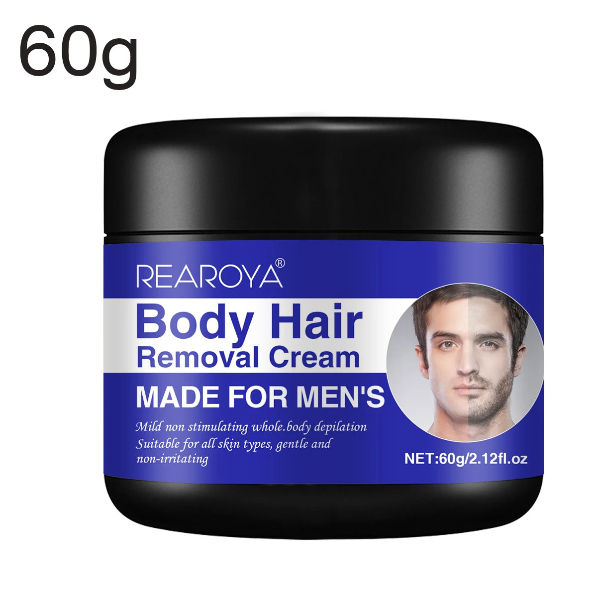 LGRAMER Men's Painless Hair Removal Cream | Body & Armpit
