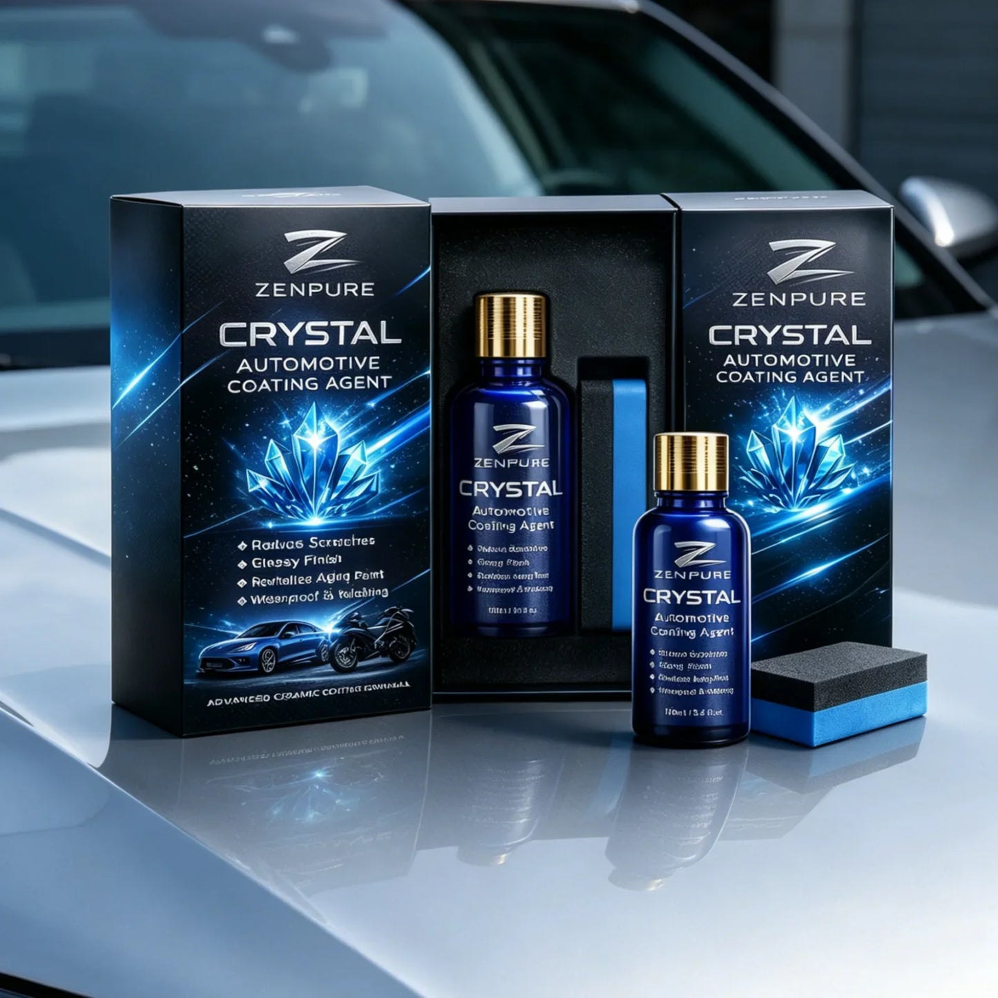 Crystal Car Paint Coating Agent – Glossy, Waterproof 100ml