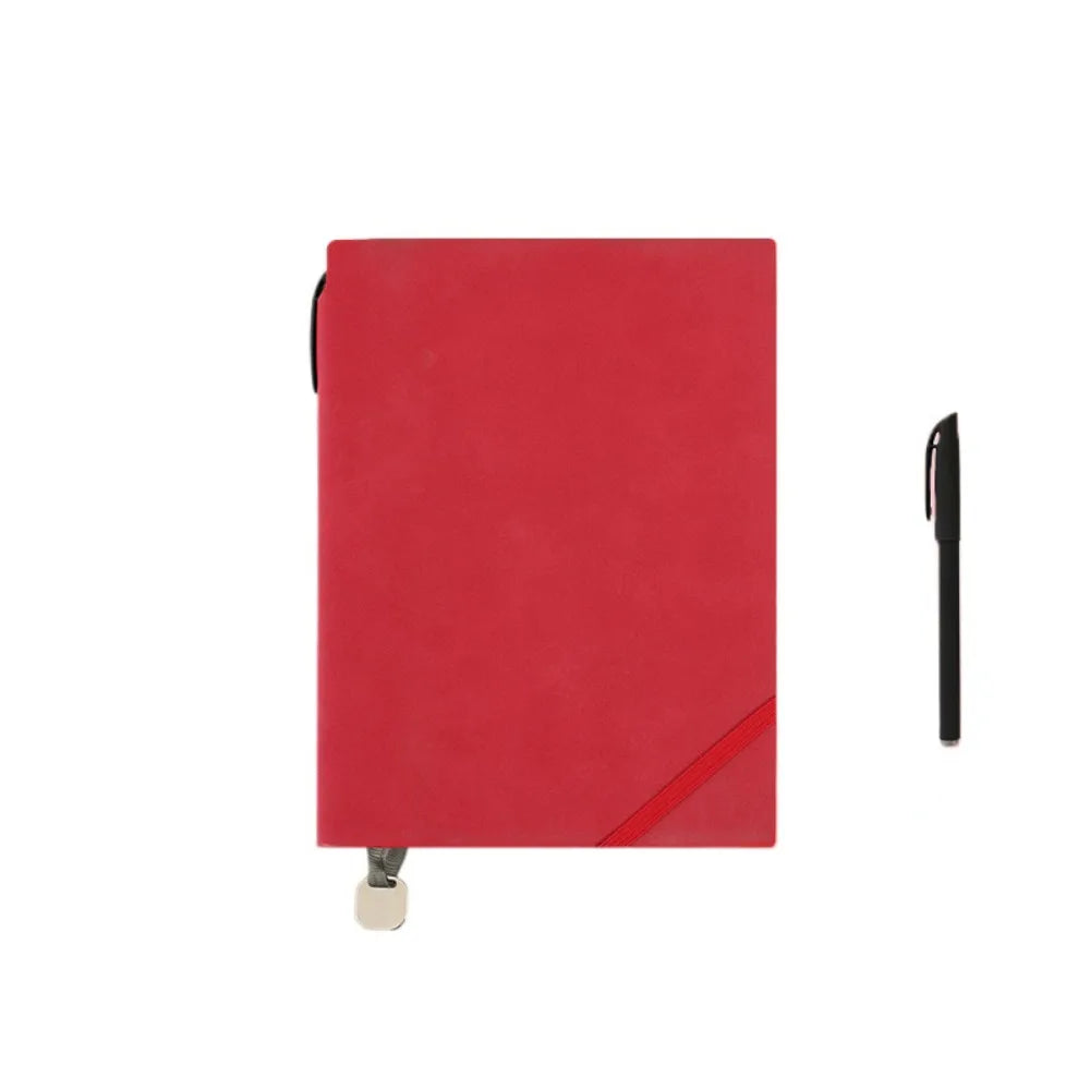 Multifunction 100sheets A5 Notebook Diary To Do List Meeting Minutes Book Stationery School Supplies Retro Notebook Girls Peaceful Pleasures Health and Wellness Red
