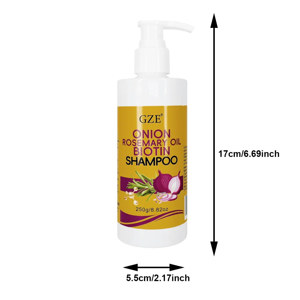 GZE Onion & Biotin Shampoo with Rosemary Oil | All Hair Types