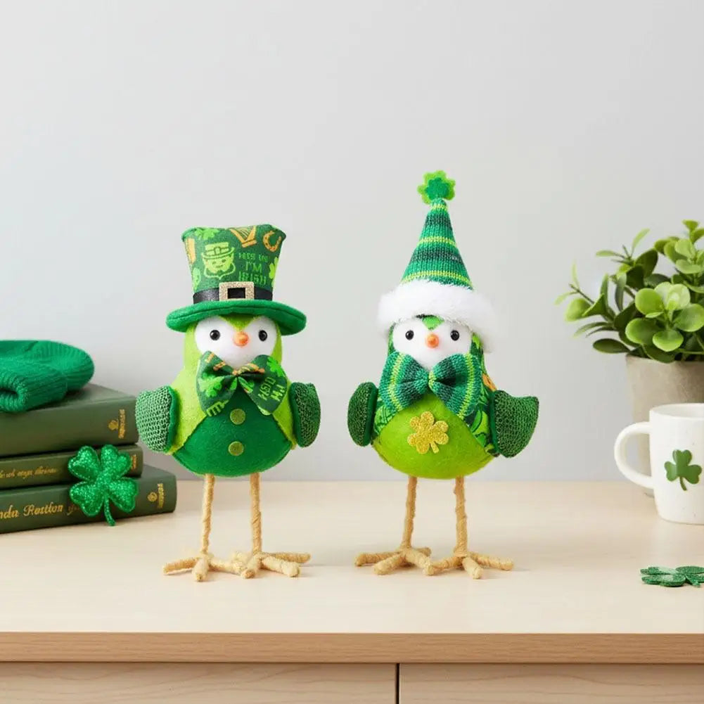 Easter & St. Patrick's Day Bird Gnome Ornaments – Set of 2