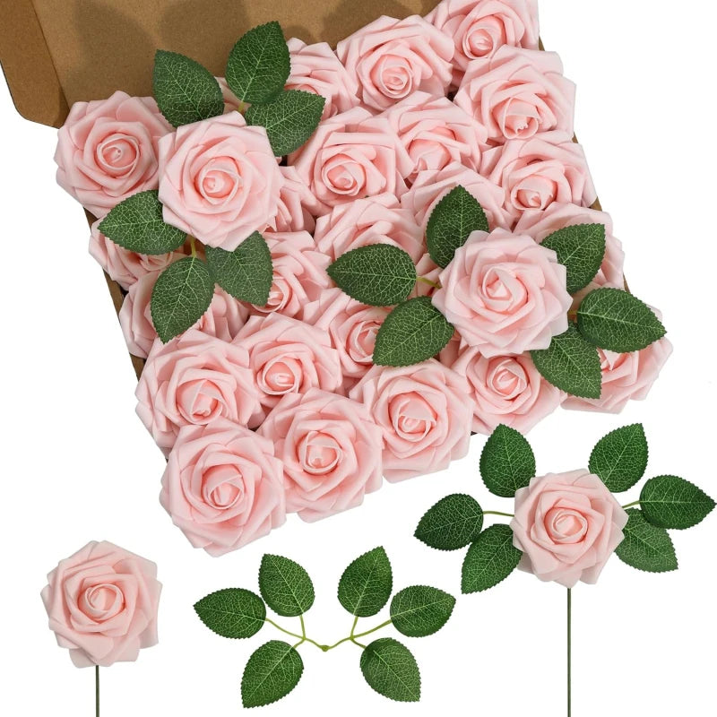 PE Foam Artificial Roses 5/10pcs | Wedding Valentine's Bouquet