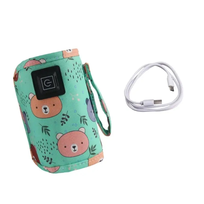 USB Portable Baby Bottle Warmer Bag – 3 Heat Settings