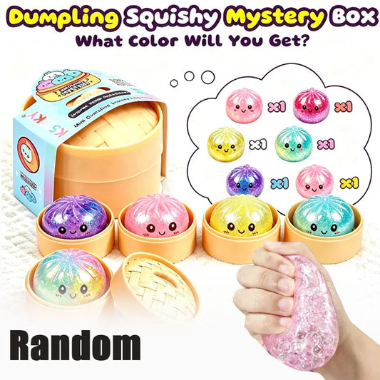 Xiao Long Bao Squishy Toy | Dumpling Stress Reliever Gift Squishy Stress Toy Peaceful Pleasures Health and Wellness