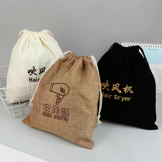 Hair Dryer Drawstring Storage Bag – Dust Cover & Travel Pouch Hair Dryer Storage Bag Peaceful Pleasures Health and Wellness