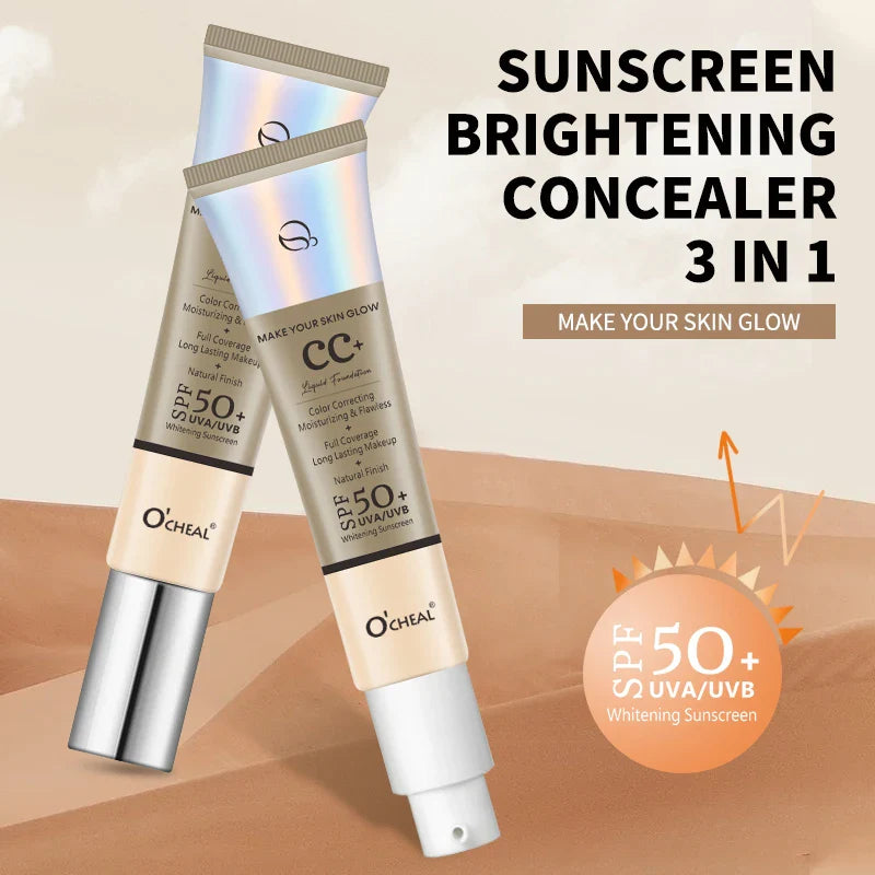 O'Cheal CC Cream SPF 50+ Foundation, Concealer & Primer 30g