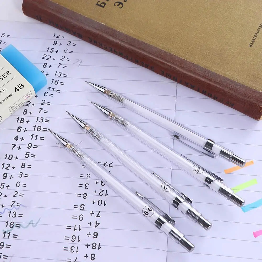 Stationery Office Art Painting Student Transparent Writing Propelling Pencil Automatic Pencil Mechanical Pencil Movable Pencil Peaceful Pleasures Health and Wellness