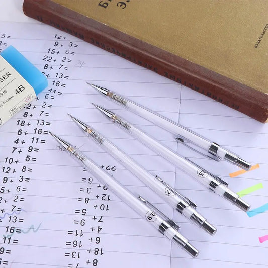 Stationery Office Art Painting Student Transparent Writing Propelling Pencil Automatic Pencil Mechanical Pencil Movable Pencil Peaceful Pleasures Health and Wellness