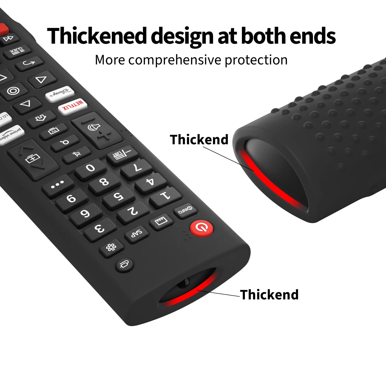 New For LG AKB76040302 LG AKB75375604 Remote Control Case Soft Silicone Protective Cover Compatible Replacement Accessories Peaceful Pleasures Health and Wellness