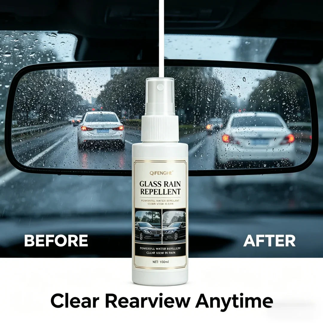 Car Rain Repellent Spray 100ml – Hydrophobic Windshield Coating