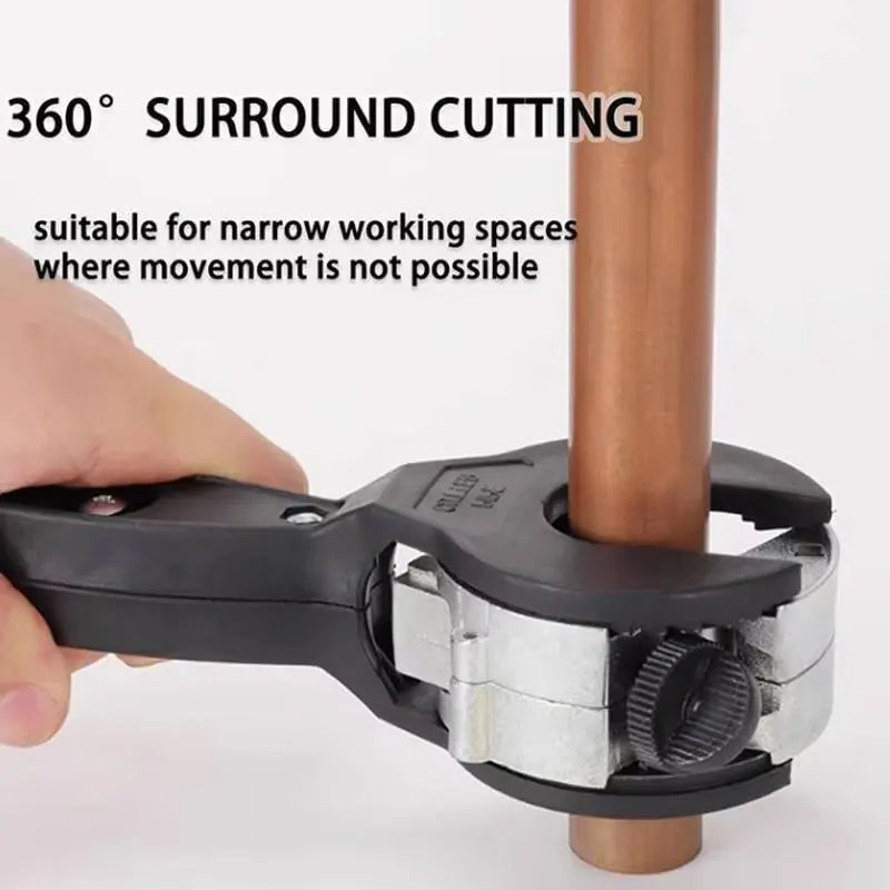 Ratcheting Tubing Cutter 8-29mm Universal Pipe Cutter Stainless Steel Copper Aluminium Ratchet Scissors Hose Cutting Hand Tools Peaceful Pleasures Health and Wellness
