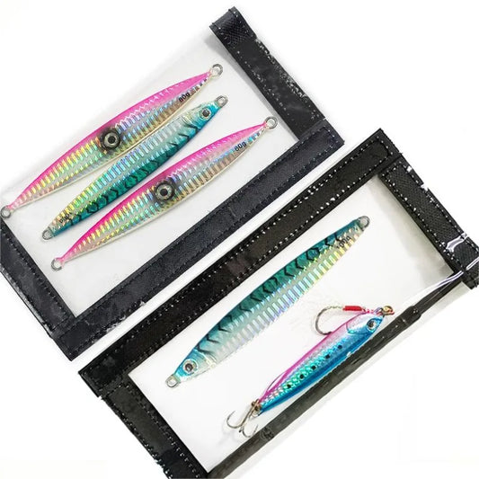 Clear PVC Fishing Lure Wrap Hook Covers 2-Pack (M & L) | JSHANMEI Fishing Lure Cover Peaceful Pleasures Health and Wellness