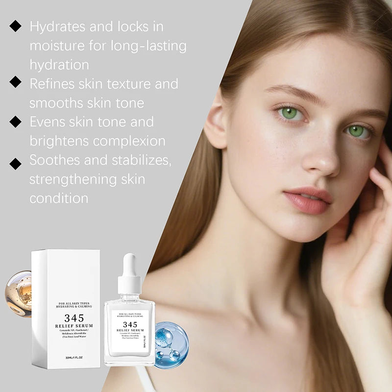 345 Relief Serum 30ml | Ceramide & Panthenol Calming Serum