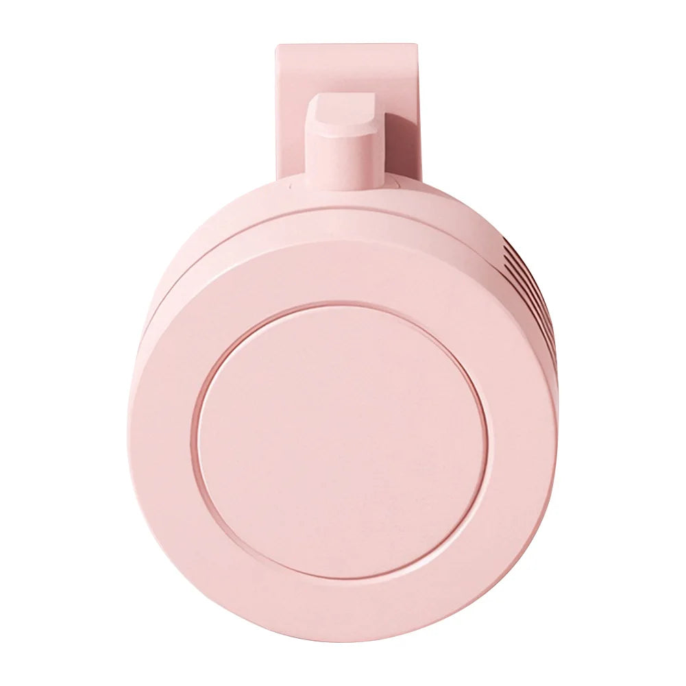 Mini Clip Fan – Portable Bladeless Body Fan 900mAh Peaceful Pleasures Health and Wellness Pink france