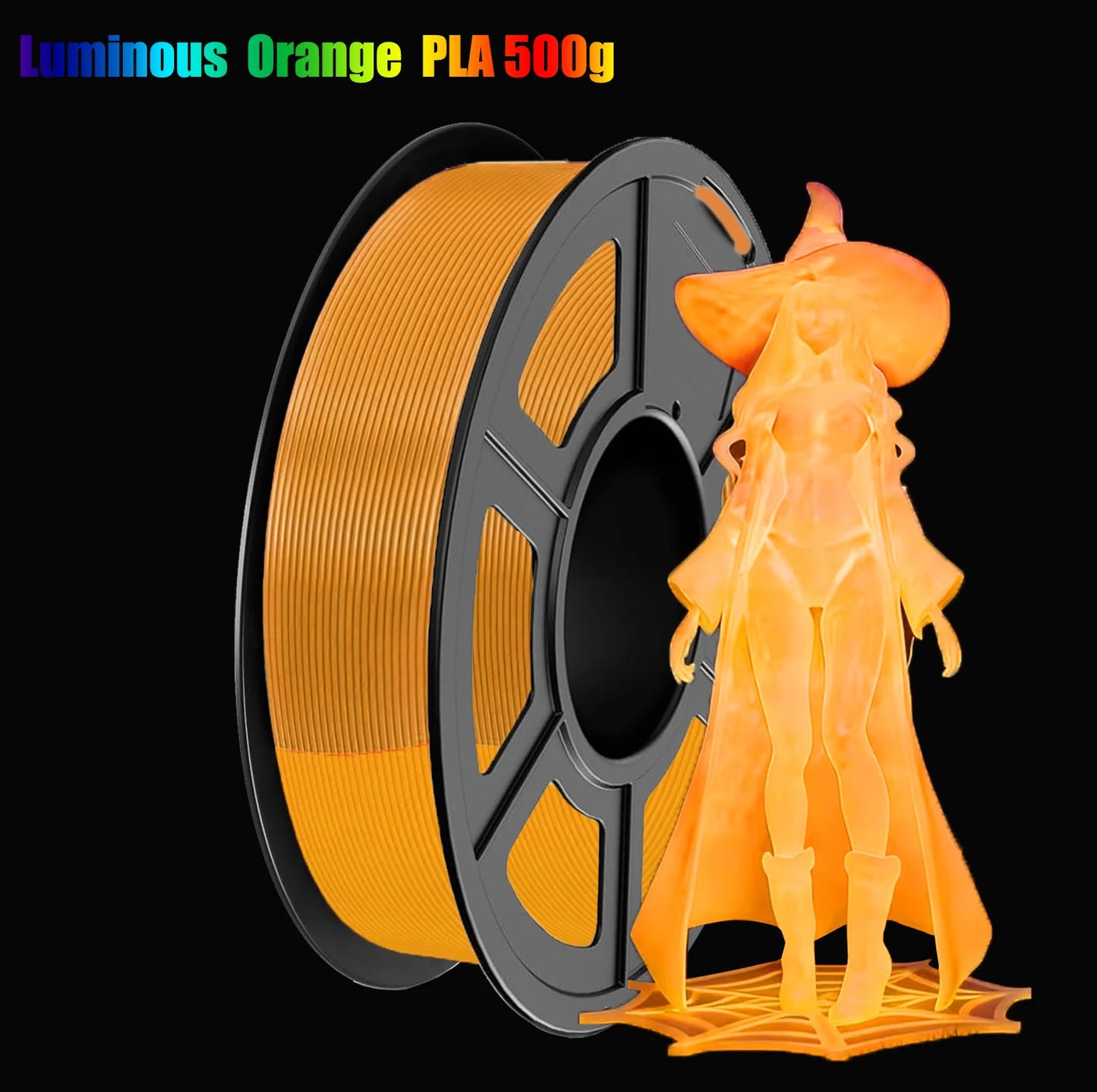 DINGSUN 3D Glow in Dark PLA Filament 1.75mm ±0.02mm Precision