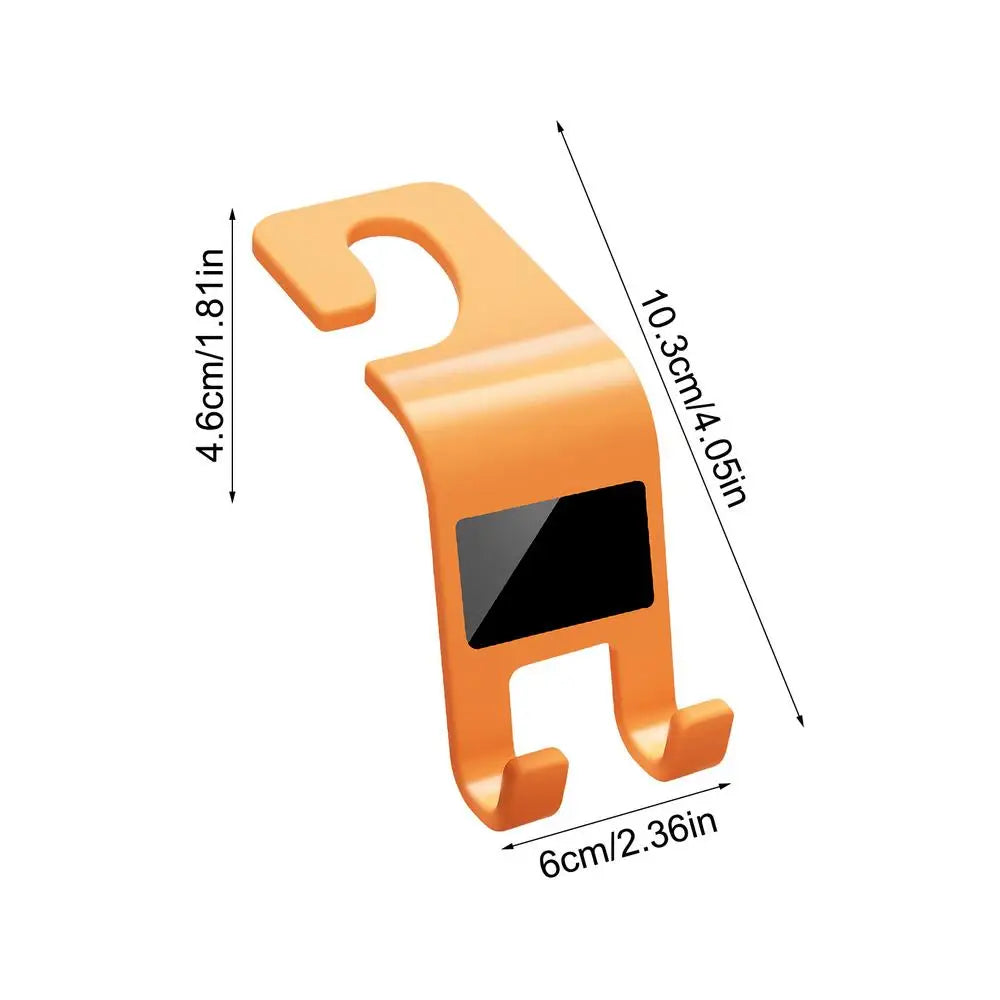 Universal Car Headrest Hook – Seat Back Bag Hanger Organizer