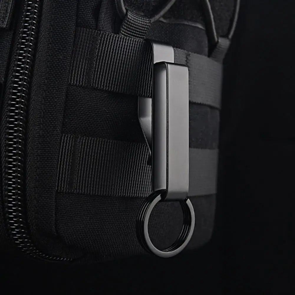 Steel MOLLE Belt Hook Keychain Clip | Outdoor Key Buckle