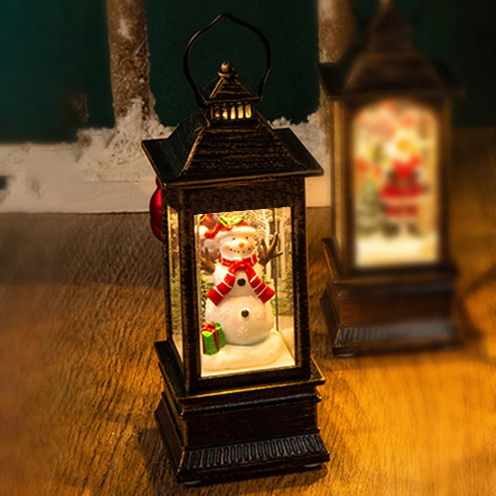 1PC Light Night Light Christmas Interior Light Desktop Decoration Christmas Tree Santa Claus Decorative Desktop Decoration No w Peaceful Pleasures Health and Wellness