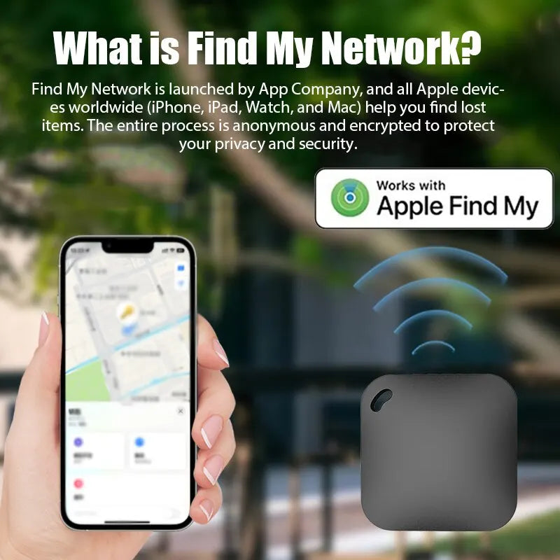 Smart Bluetooth GPS Tracker Work with Apple Find My APP ITag Anti Lost Reminder Device MFI Rated Locator Car Key Pet Kids Finder Peaceful Pleasures Health and Wellness