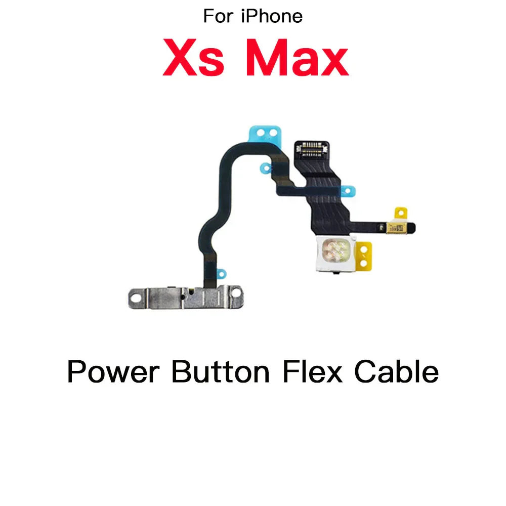 iPhone 7–11 Pro Max Power & Volume Flex Cable with LED Flash