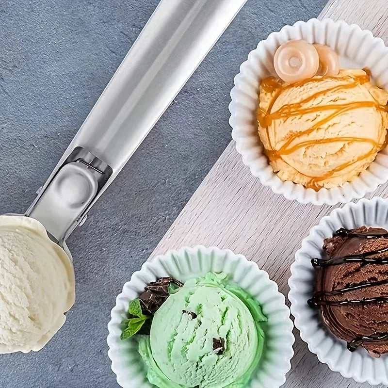 Stainless Steel Ice Cream & Fruit Scoop – Melon Baller