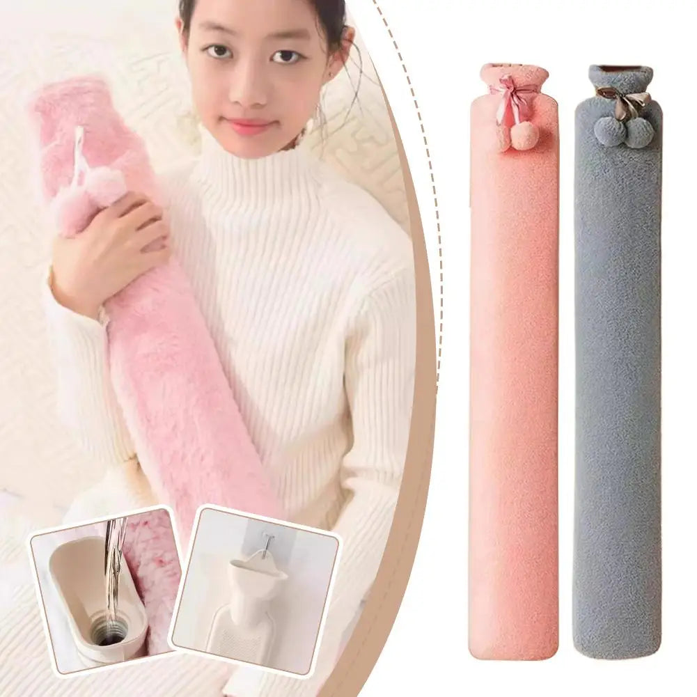 Oversized Extra Long Hot Water Bottle – 2L Leak-Proof Bed Warmer