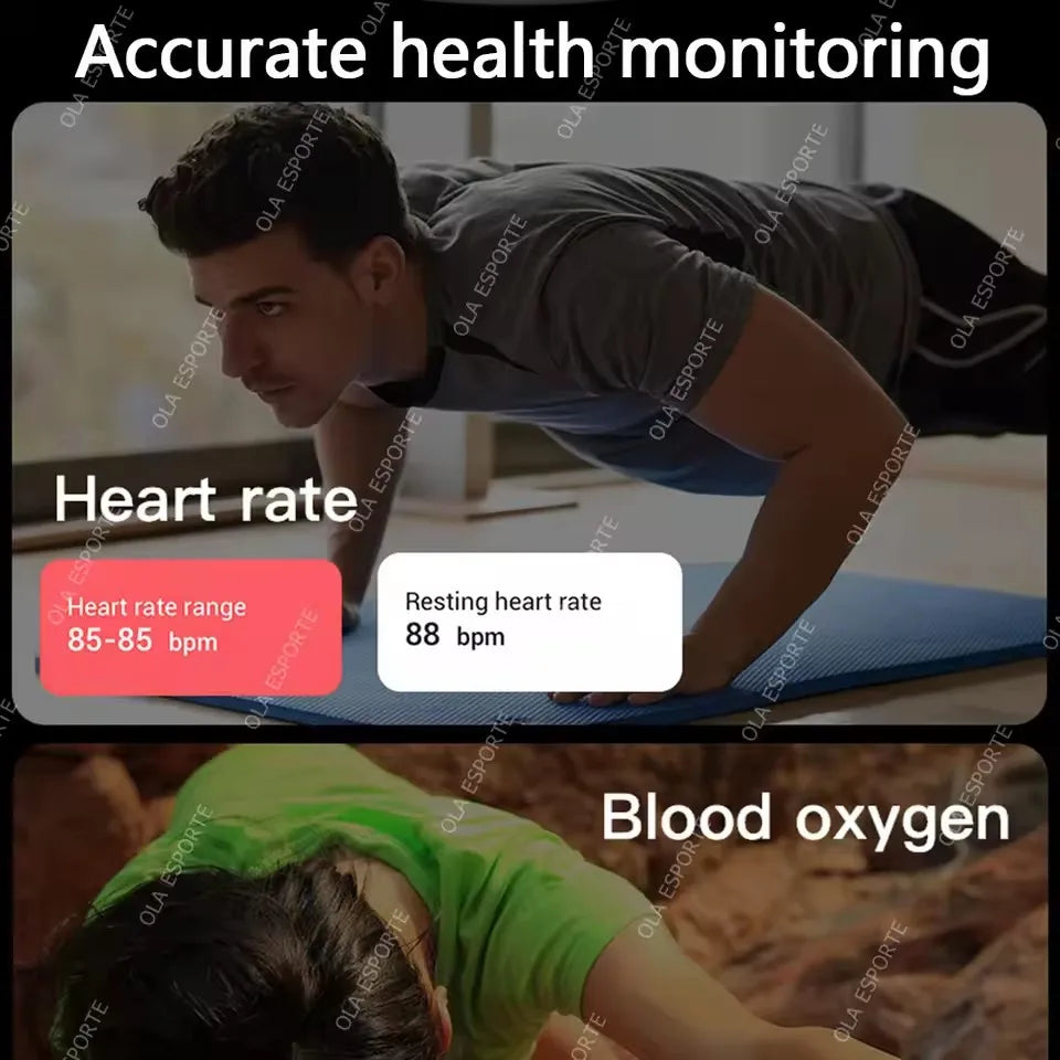 LED Hd Screen Smart Ring Tiktok Control Men Ring 5ATM Waterproof Heart Rate Sleep Monitor Women Smartring 100+Sports Model Ring Peaceful Pleasures Health and Wellness