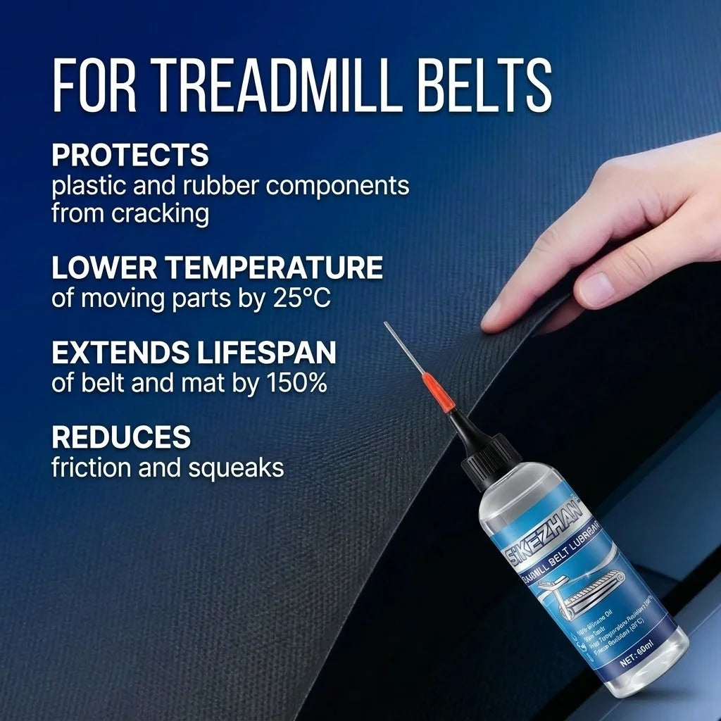 Treadmill Lubricant 100% Silicone Belt Oil Universal Maintenance Lube Home Gym Fitness Machine Reduce Friction & Noise Peaceful Pleasures Health and Wellness