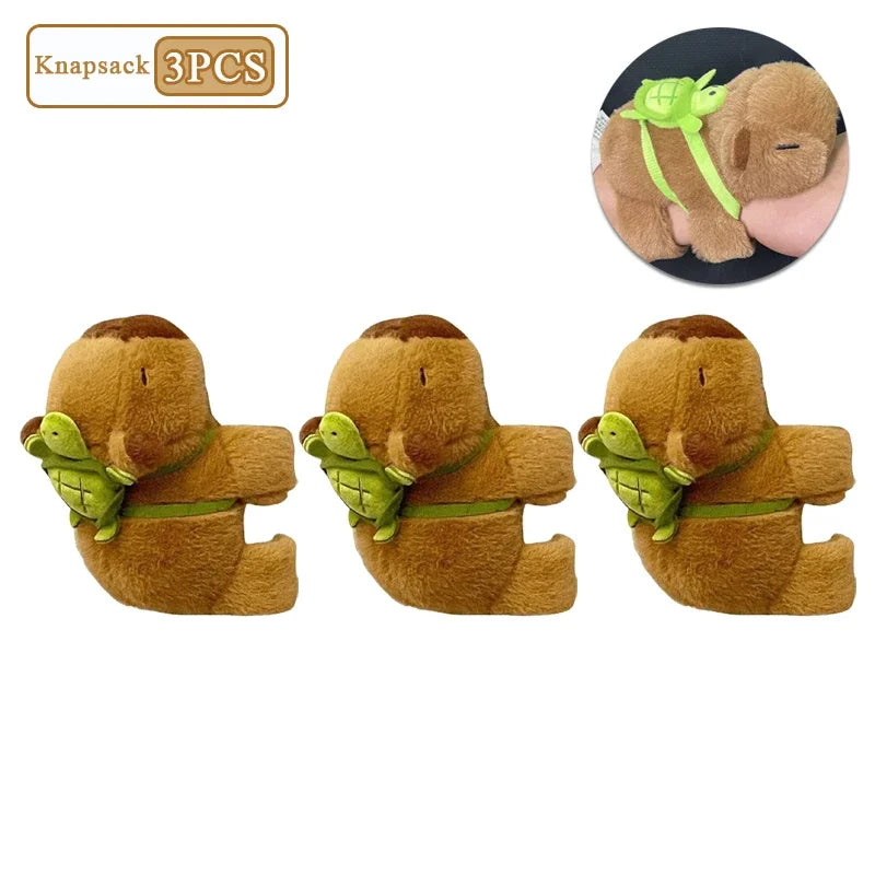 Capybara Snap Ring Plush Bracelet – Fun Kids Gift & Photo Prop