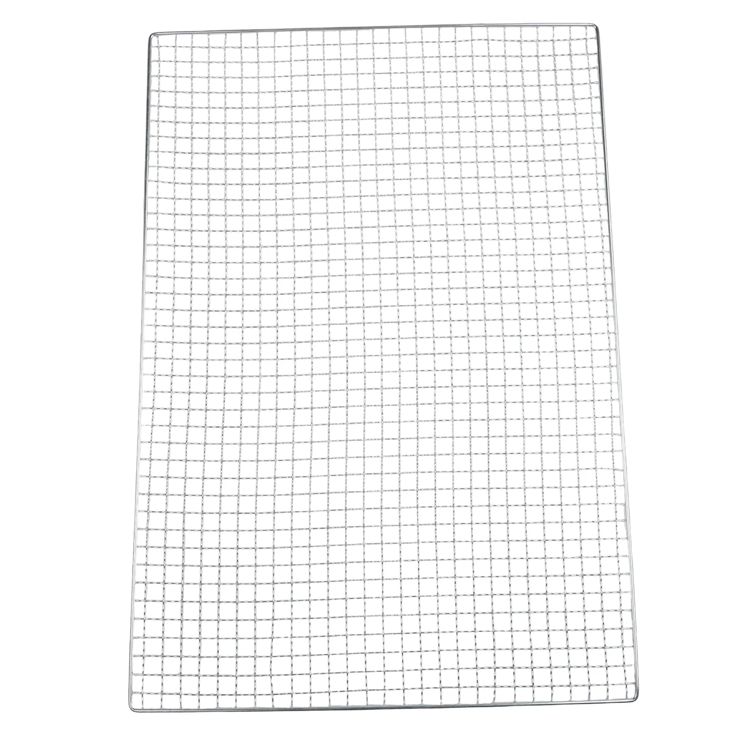 Square Roast Grate Net Grid Galvanized Iron BBQ Fish Meat Vegetable