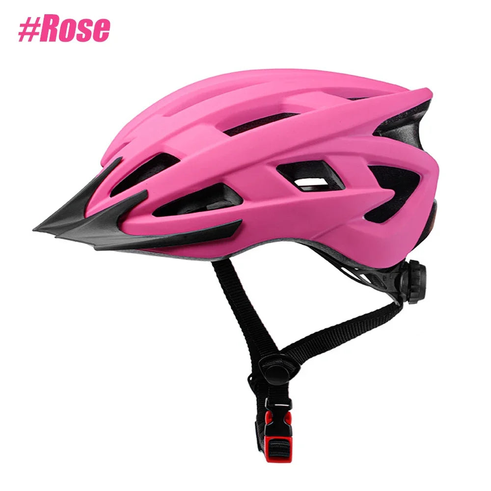 1PCS Bike Helmets for Men - Women Bicycle Helmet Adult - Lightweight Comfort Adjustable Cycling Helmet for Mountain Road Biker Peaceful Pleasures Health and Wellness Rose-1PCS