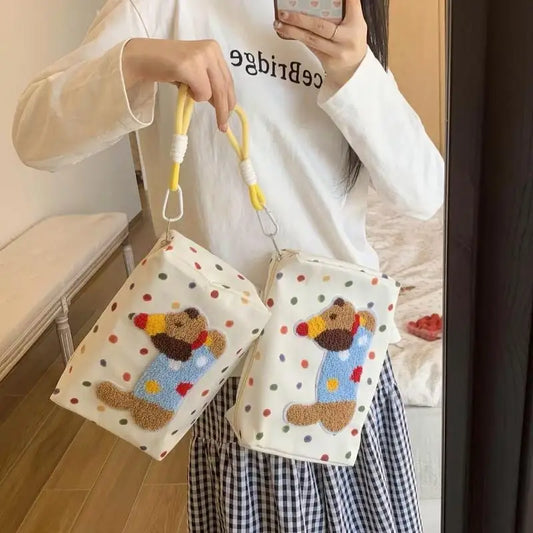 Spotted Dog Pattern Women's Daily Organizer Storage Bag Women's Organizer Bag Oasis Select