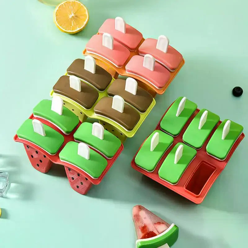 Watermelon Ice Pop Mold | DIY Popsicle Maker with Cover
