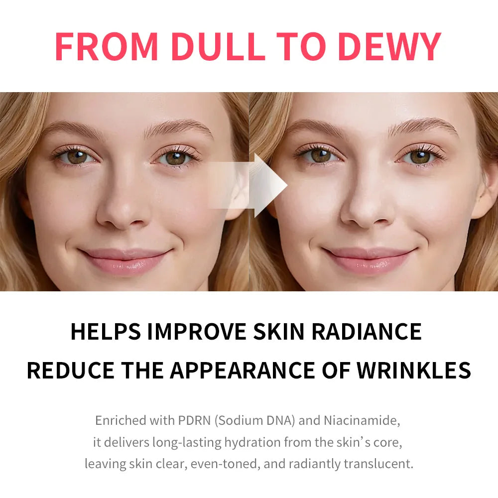 PDRN Pink Niacinamide Milky Toner for Hydrating Moisturizing Soothing Ceramide Glass Glow Skin Milky Toner Korean Skincare Peaceful Pleasures Health and Wellness