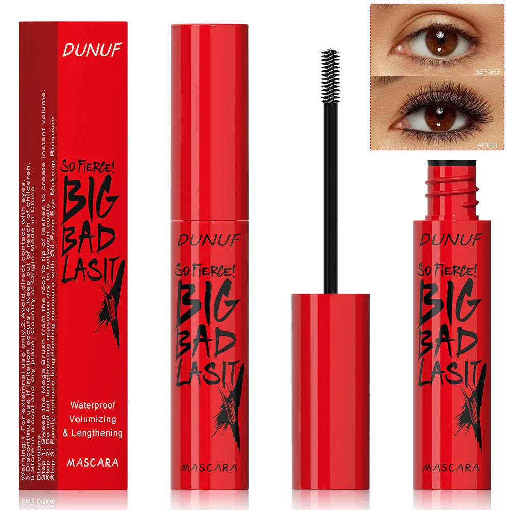 DUNUF Waterproof Mascara – Long-Lasting, Curl & No Smudge