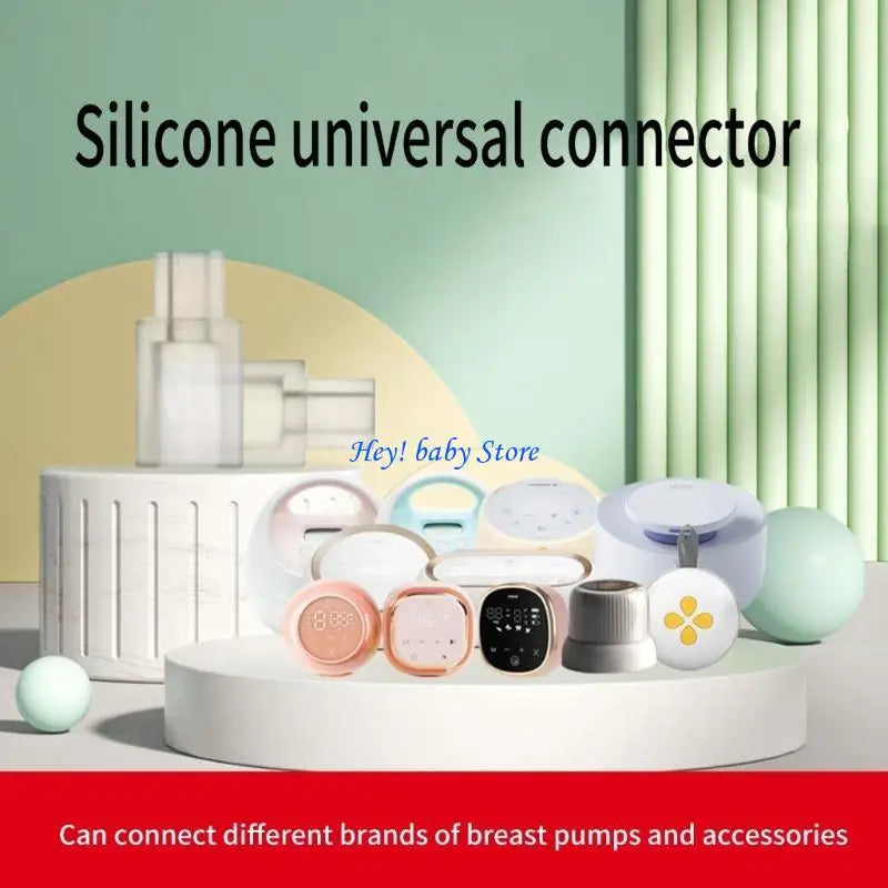 Universal Silicone Breast Pump Connector Tubing Adapter