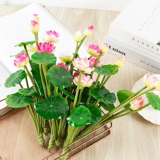 Artificial Lotus Water Lily Silk Flower – Wedding & Home Decor Artificial Silk Flower Peaceful Pleasures Health and Wellness