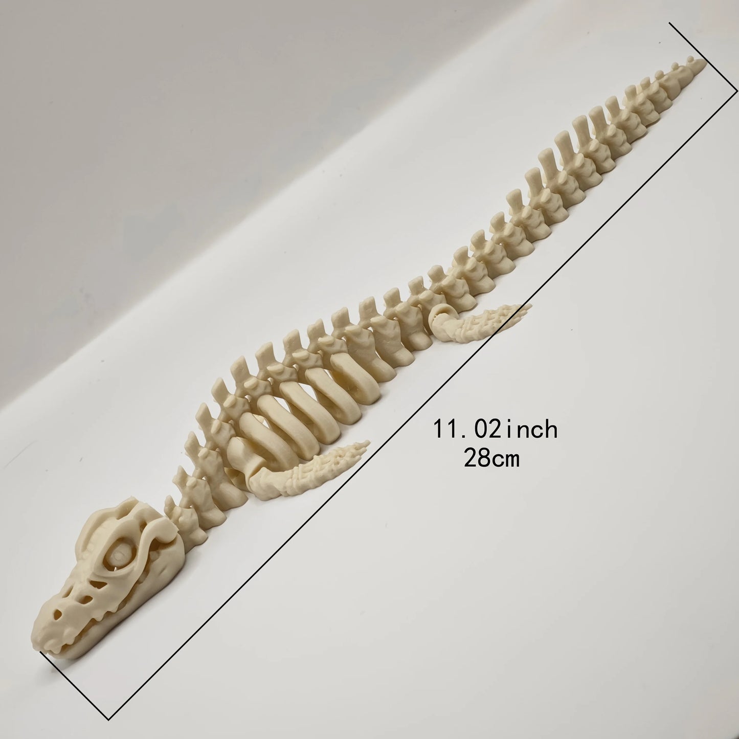 1 Piece Realistic Mosasaurus Skeleton Replica Aquarium Decoration Large Dinosaur Skeleton Model with White Fins and Tail for Fish Tank Decoration Marine Reptile Display Paleontology Themed Gift Suitable for Collectors and Aqu Peaceful Pleasures Health and Wellness
