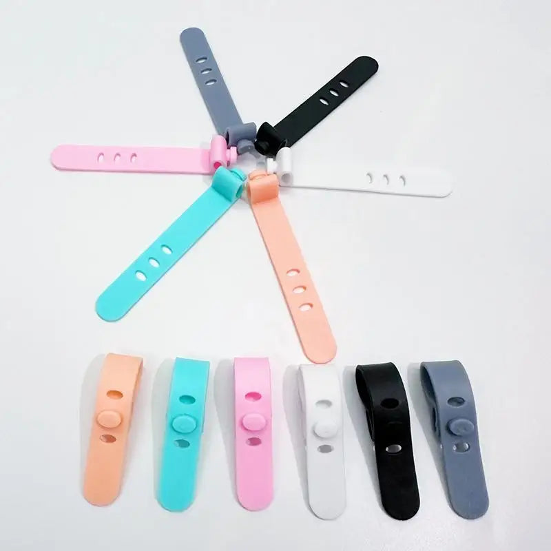 20-Pack Silicone Cable Organizer Ties | Wire & Cord Management