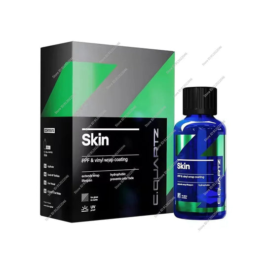 CAR CQUARTZ Skin 50Ml PPF Vinyl Nano Coat UV Protection for Wrapped Vehicles with Vinyl Film UVA UVB Resistant Peaceful Pleasures Health and Wellness 50ml set