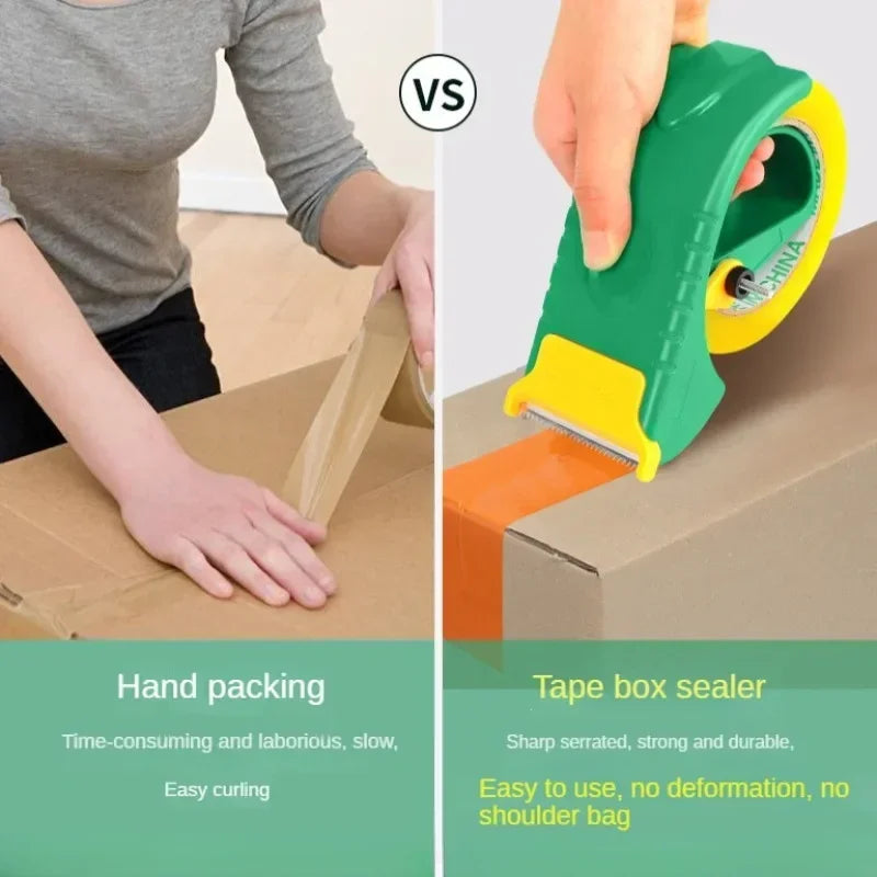 1pc Upgrade plastic tape cutter, express packaging machine, sealing machine, sealing machine, transparent tape holder Peaceful Pleasures Health and Wellness