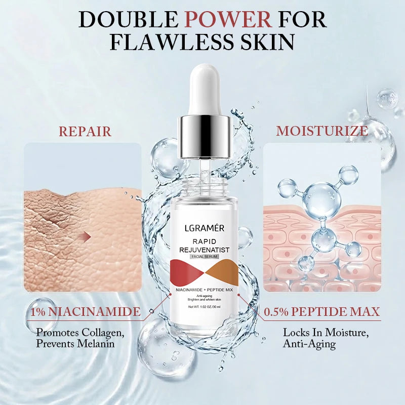 30ml/50ml Niacinamide Facial Essence Dark Spot Remover Anti-aging Essence Facial Skin Care Repair Collagen Nourish Skin Care Peaceful Pleasures Health and Wellness
