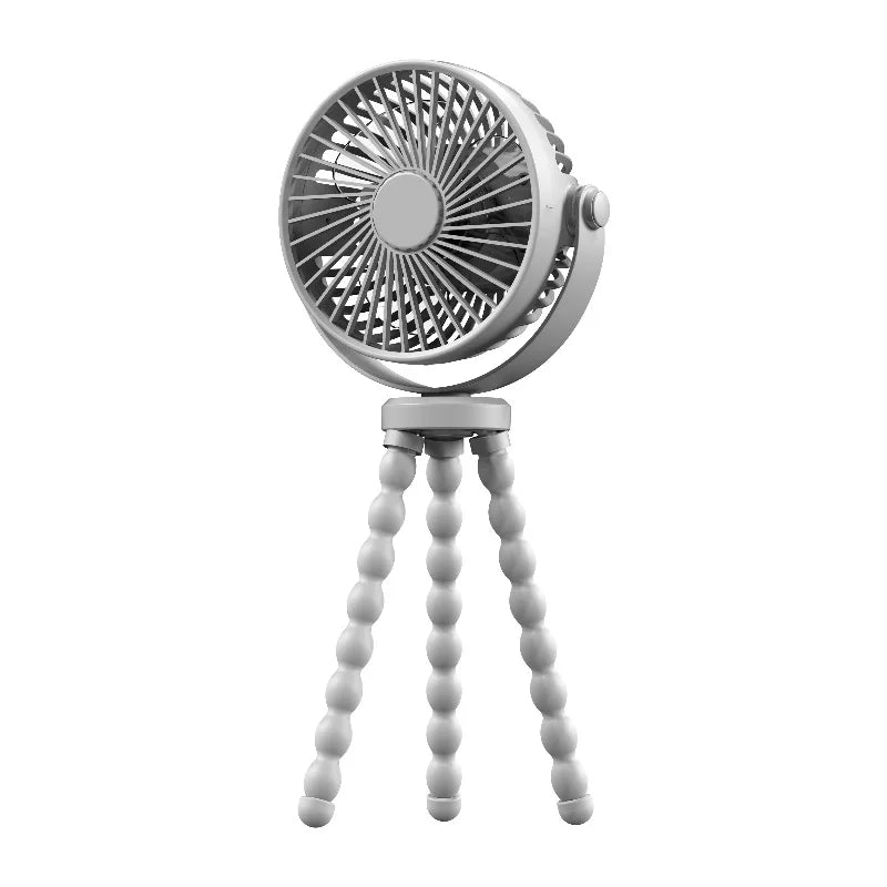 URGGU 5-in-1 Octopus Folding Fan | 360° Flexible Tripod USB
