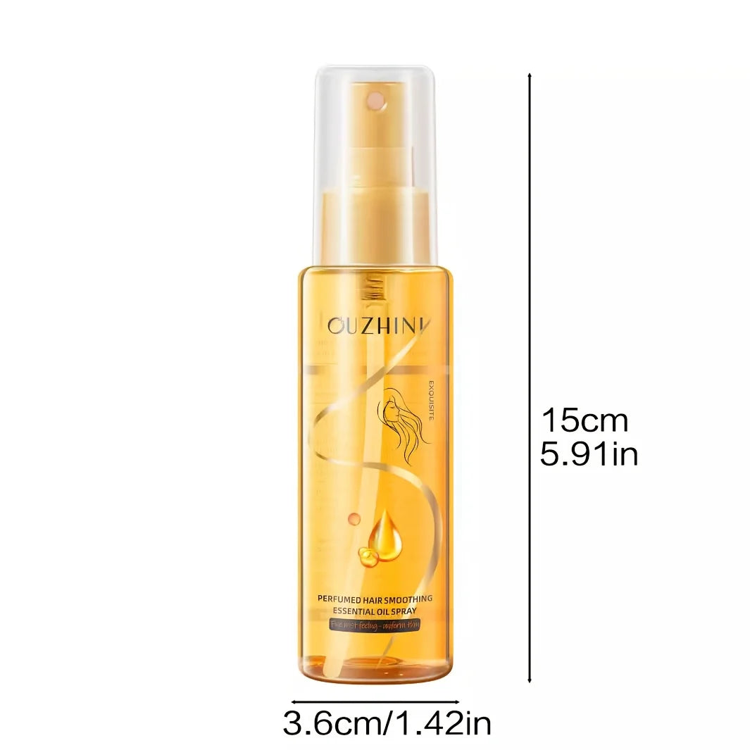 Fragrance Hair Care Essential Oil Spray, Fragrance Hair Conditioner, Smooth Hair Care Essential Oil to Prevent Frizz, Moisturizing and Nourishing, Long-Lasting Fragrance Hair Care Essential Oil Spray 100Ml/Bottle-1 Bottle Peaceful Pleasures Health and Wellness