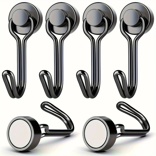 Heavy Duty Magnetic Hooks – Strong Neodymium Hangers 3–20 Pack Magnetic Hooks Peaceful Pleasures Health and Wellness