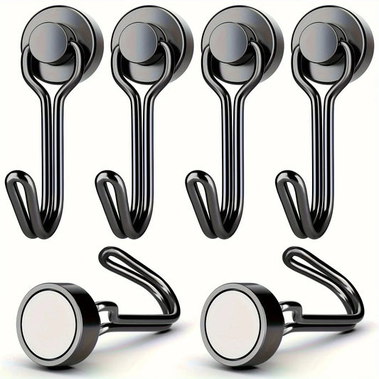 Heavy Duty Magnetic Hooks – Strong Neodymium Hangers 3–20 Pack Magnetic Hooks Oasis Select