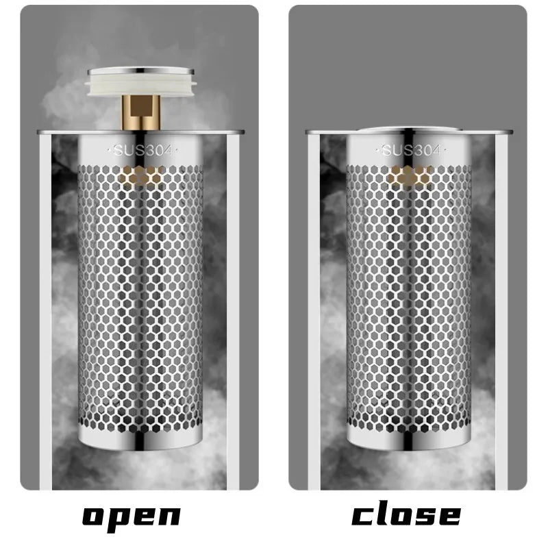 Pop-Up Drain Stopper & Hair Catcher | Stainless Steel Strainer