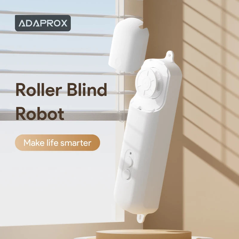 Tuya Roller Blind Robot Rechargable Automatic Curtain Motorised Shutter Opener Support Alexa Google Assistant Siri Voice Control Peaceful Pleasures Health and Wellness