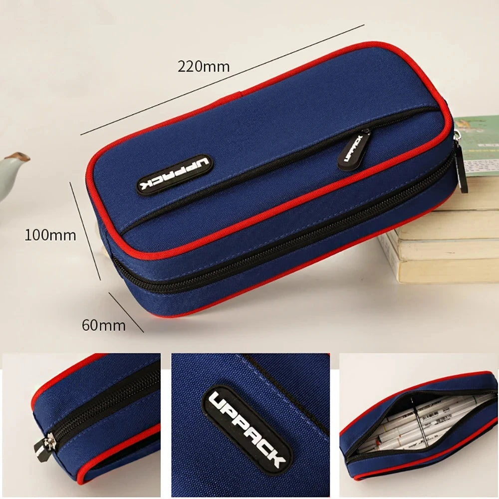 Creative Pencil Case Cute Boy Girl Kawaii Pencil Cases Storage Kids Pen Bag Large Big Stationery Box School Students Supplies Peaceful Pleasures Health and Wellness