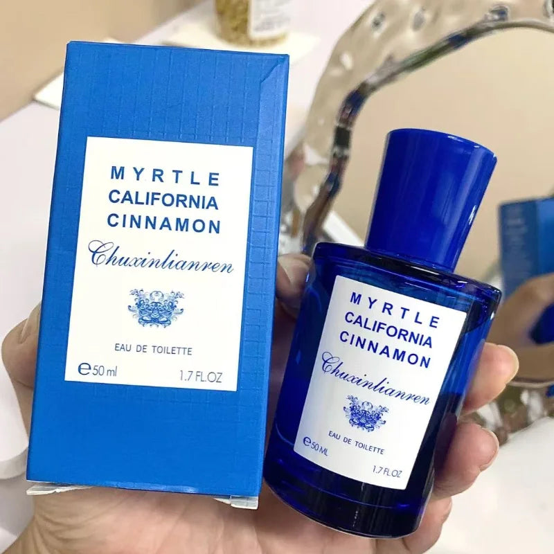 Luxury Blue Perfume Mediterranean Neutral Fragrance Spray Natural Wood Fresh Fruity Long-lasting Couple High-end Charm Perfume Peaceful Pleasures Health and Wellness